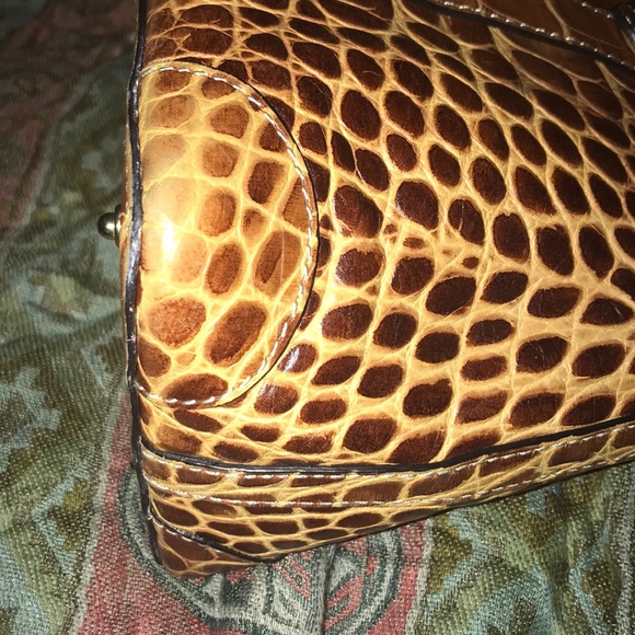 Dooney & Bourke Nile Croc Embossed Leather Satchel - Picture 4 of 7